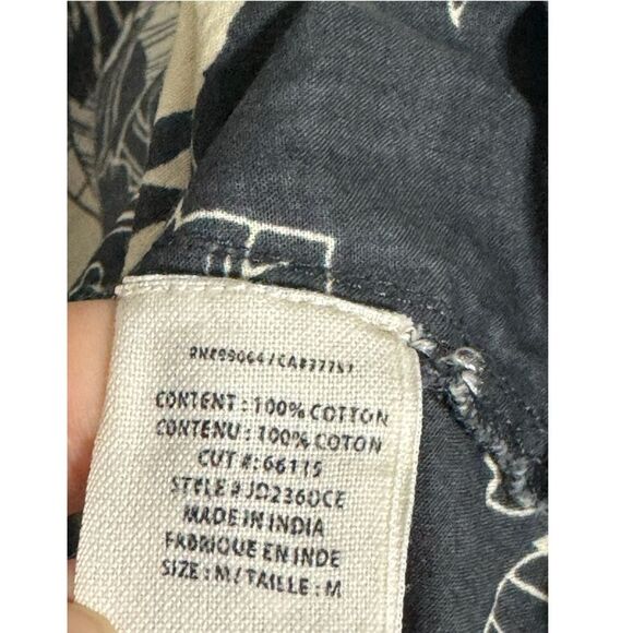 Billabong Ocean View Slate Grey Tropical Print Dress - Picture 7 of 8